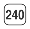 Макс. струм зарядки/розрядки 240А
